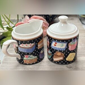 Tea Party Sugar and Creamer Set by Department 56